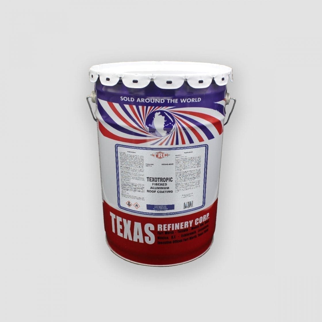 Texotropic II Fibered Aluminum Roof Coating Texas Refinery of Canada